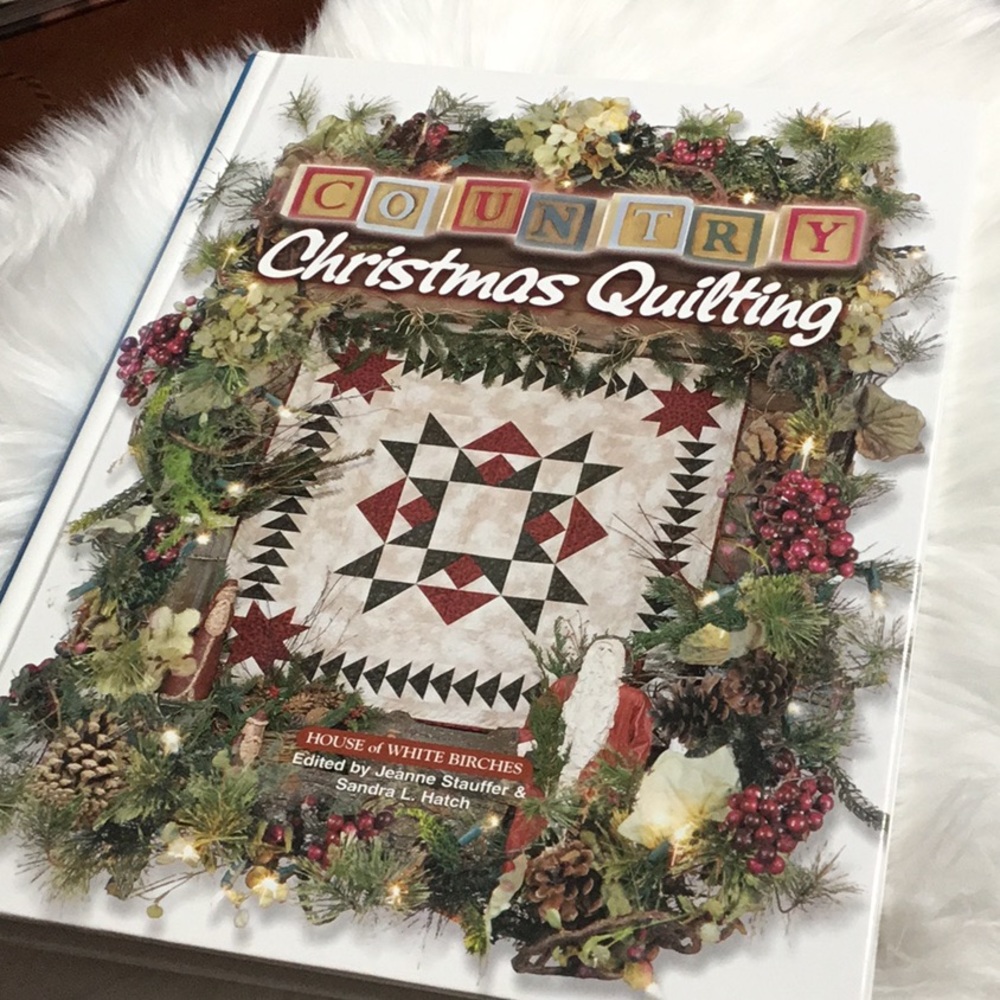 Hardback book of sewing Christmas